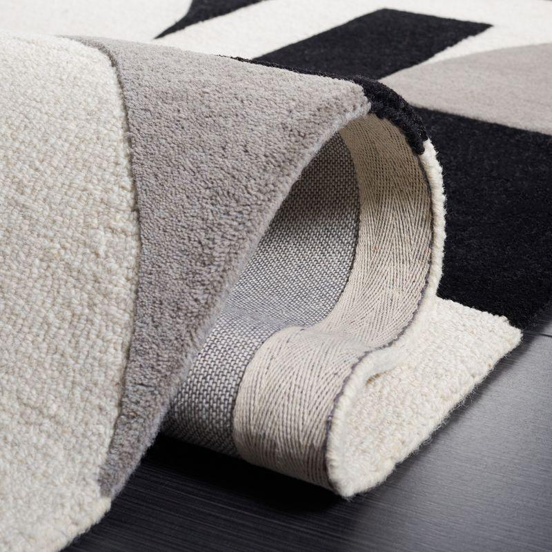 Rodeo Drive RD856 Hand Tufted Area Rug - Grey/Black - 3'x5' - Safavieh.