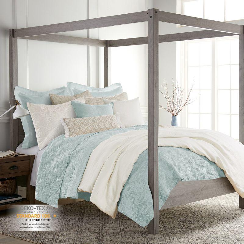 Levtex home Washed Linen Spa Quilt