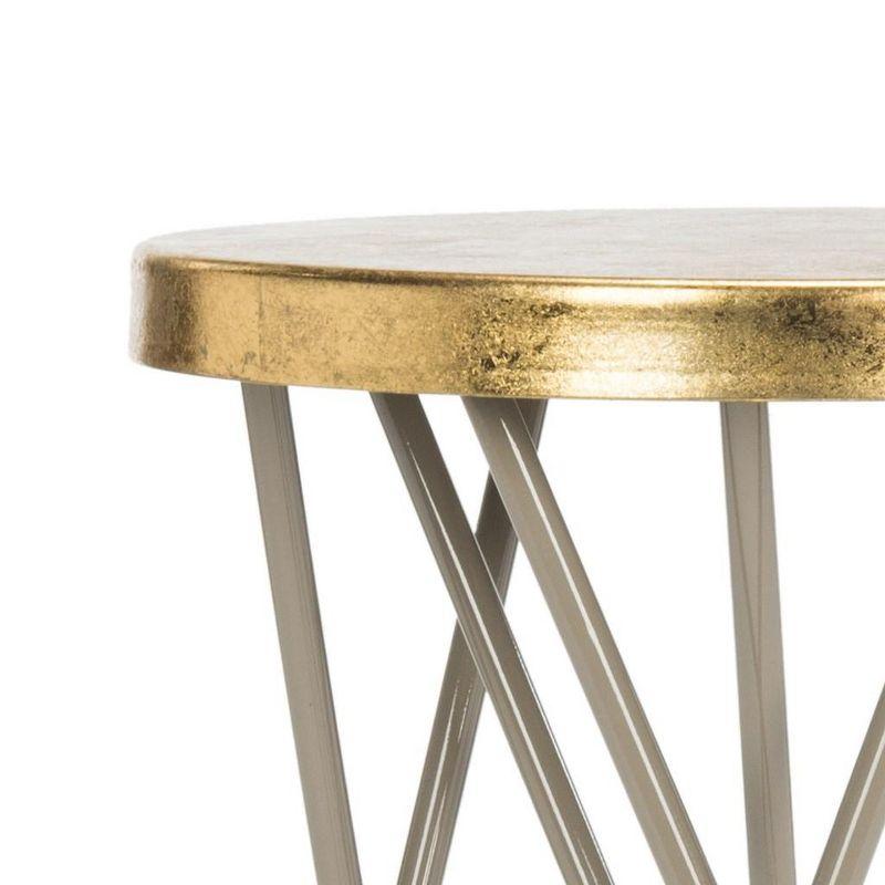 Lorna Gold Leaf Bar Stool  - Safavieh