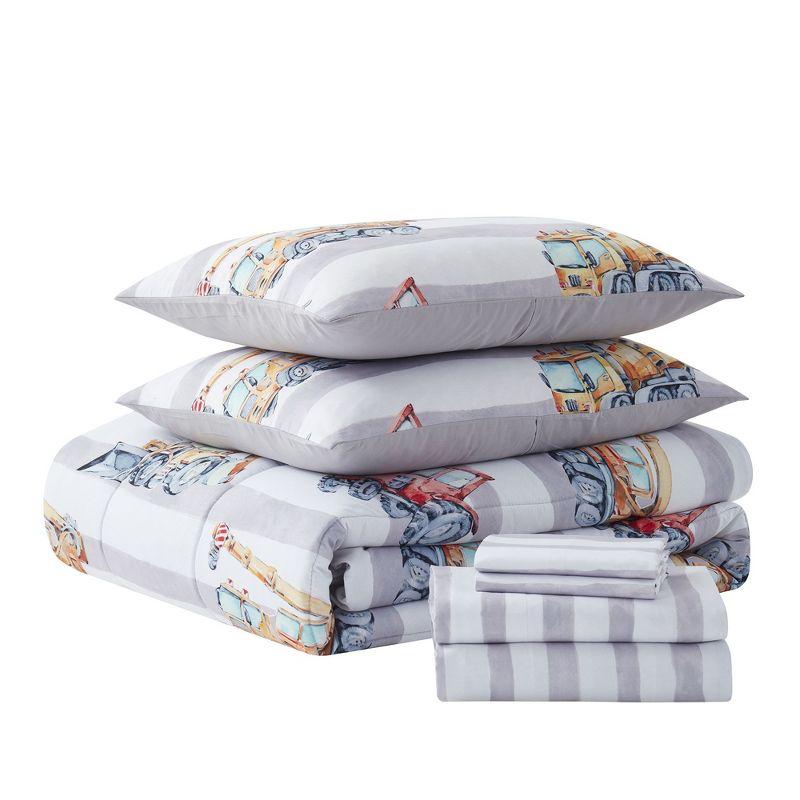 Construction Trucks Kids Printed Bedding Set Includes Sheet Set by Sweet Home Collection®