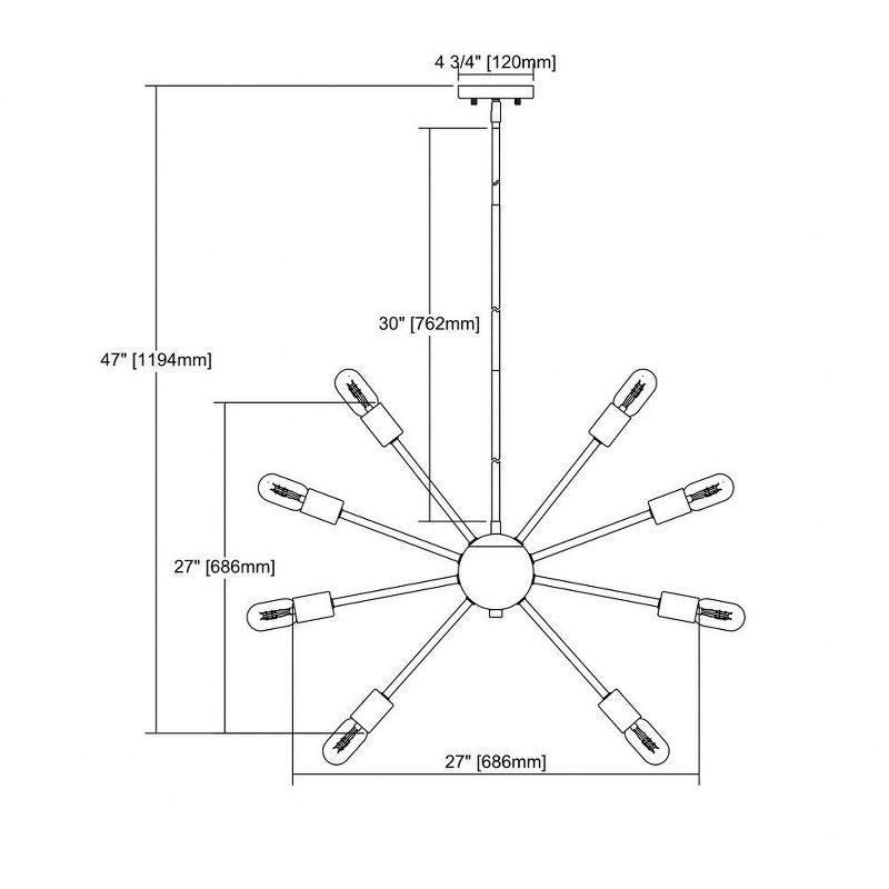 Elk Home Delphine 12 - Light Chandelier in  Oil Rubbed Bronze