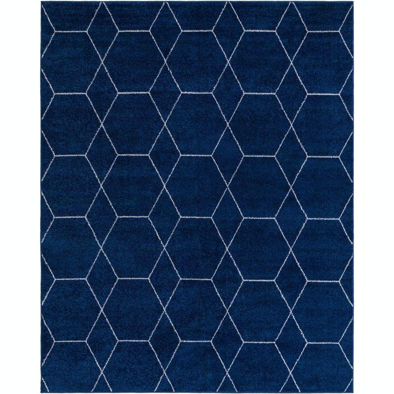 Unique Loom Trellis Frieze Geometric Area Rug