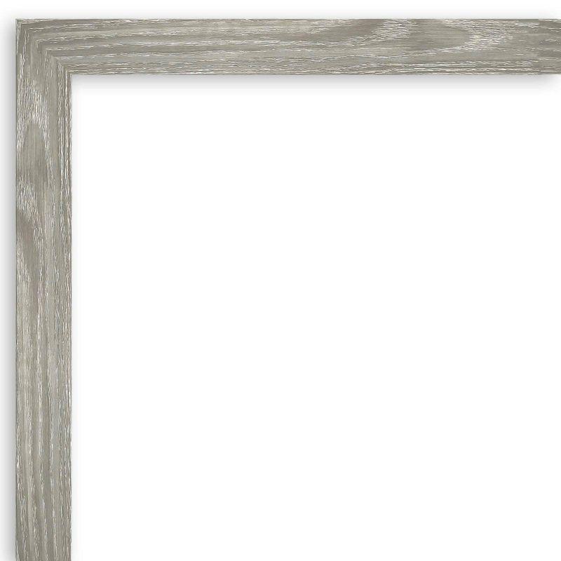 22" x 26" Dove Graywash Framed Bathroom Vanity Wall Mirror - Amanti Art: Modern, Beveled, Wood Frame