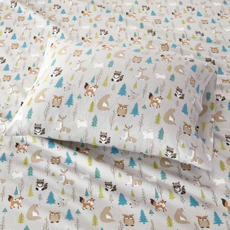 Madison Park Cozy Flannel 100% Cotton Sheet Set