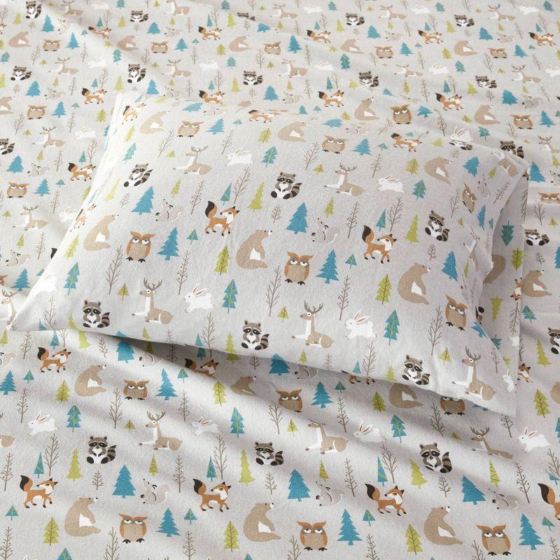 True North by Sleep Philosophy Cozy Cotton Flannel Printed Sheet Set