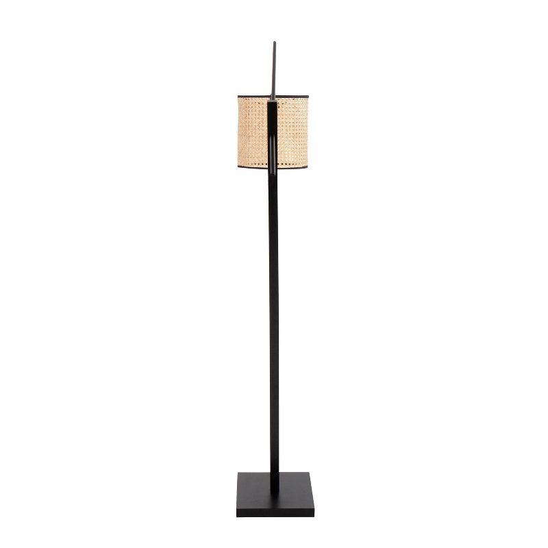 LumiSource Arturo Contemporary Floor Lamp: Adjustable, UL Listed, 60W, Push Button Switch