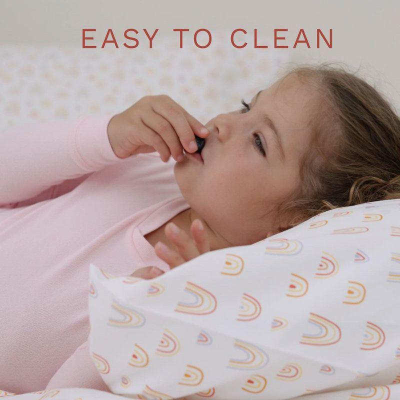 CGK Linens Kids 4 Piece Bed Sheet Set - Cute & Cozy Wrinkle-Resistant with Vibrant Designs in Multicolor Polka Dots, Size Full