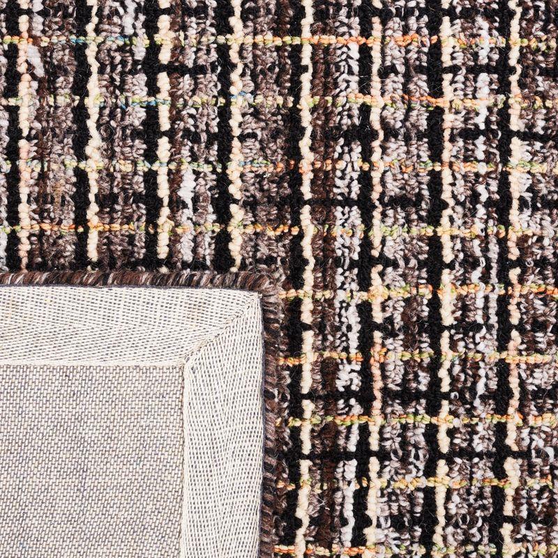 Abstract ABT491 Hand Tufted Area Rug - Brown/Black - 6'x9' - Safavieh.