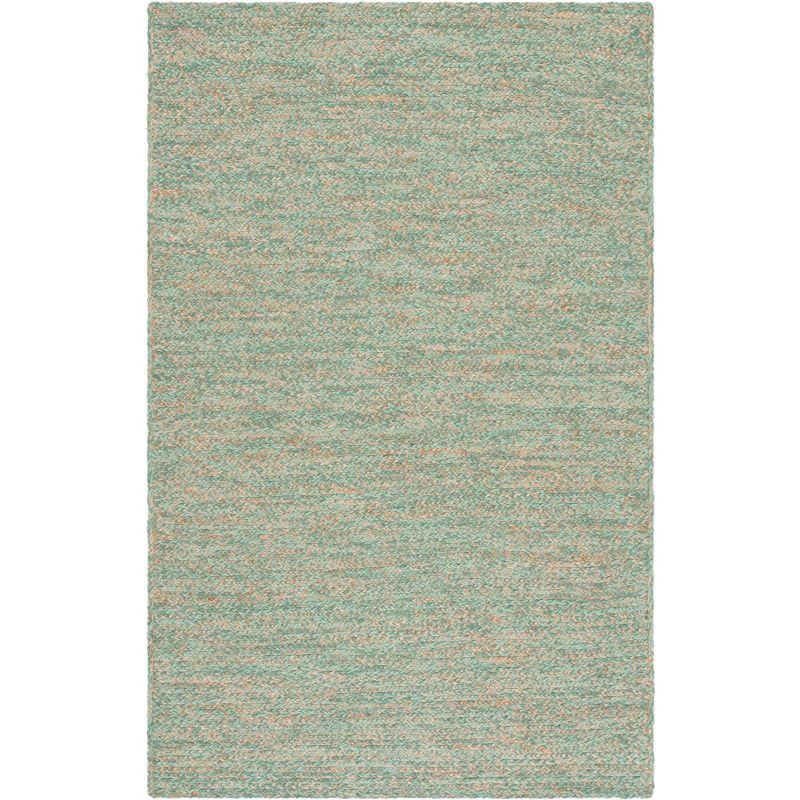 Natural Fiber NFB950 Hand Loomed Area Rug - Green/Natural - 3'x5' - Safavieh.