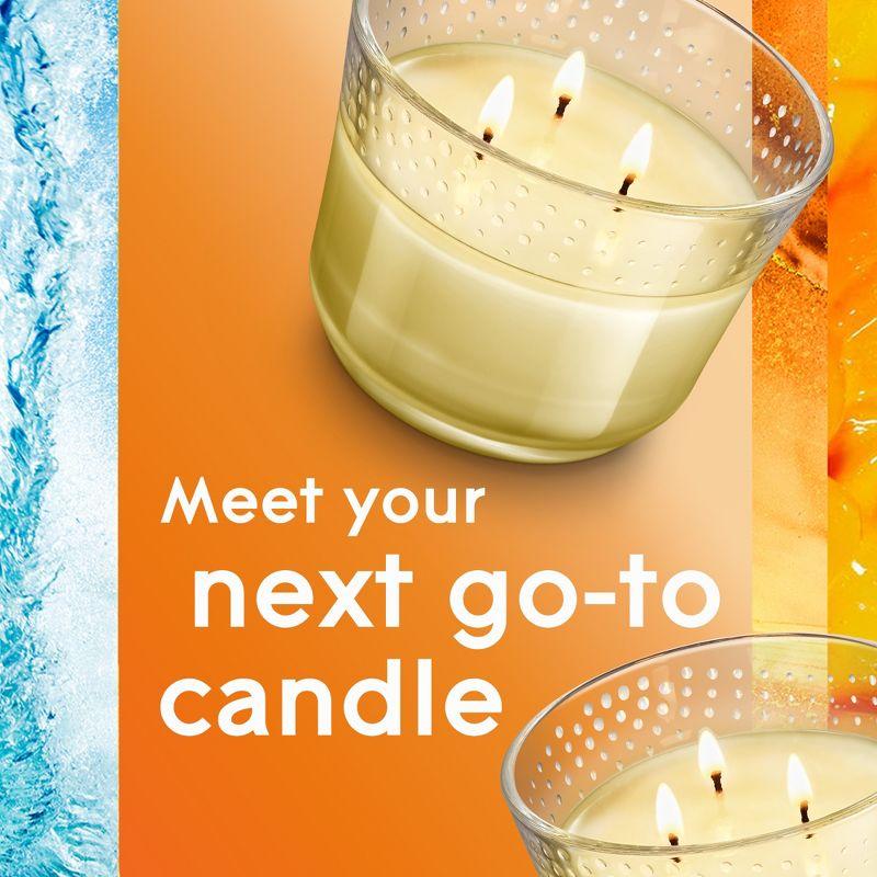 Glade 3 Wick Candle - Coastal Sunshine Citrus - 6.8oz