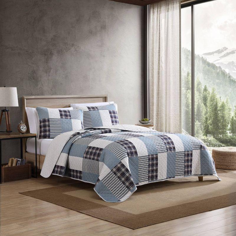 Camano Island Quilt And Sham Set Plum - Eddie Bauer®