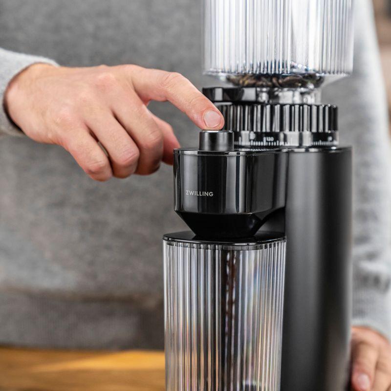 ZWILLING Enfinigy Burr Coffee Grinder Electric, 140 Coffee Grinding Options from Espresso to Drip Coffee