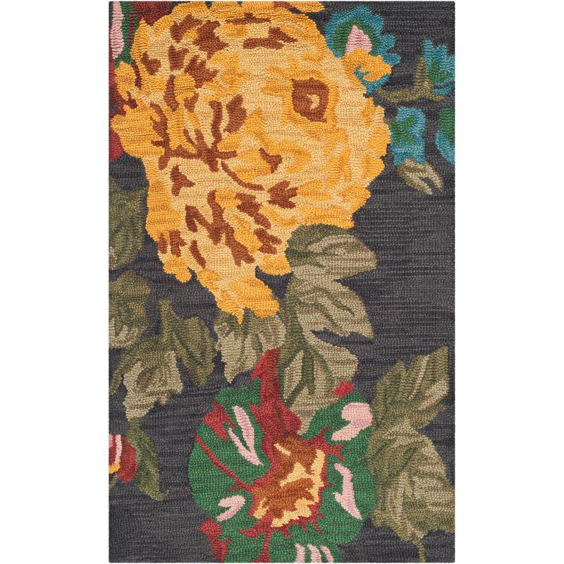 Arber Hand Tufted Wool Floral Rug