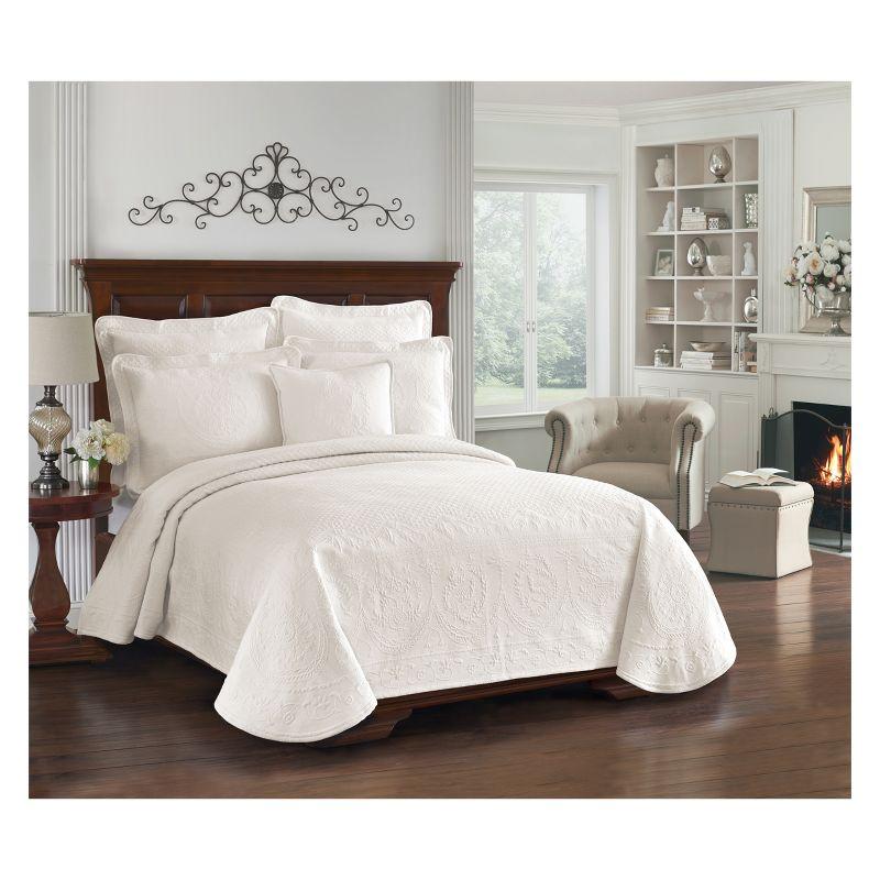 Historic Charleston King Charles Matelasse Cotton Pillow Sham
