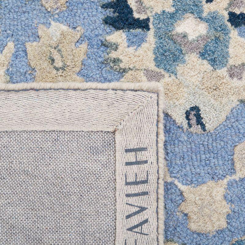 Glamour GLM622 Hand Tufted Area Rug - Beige/Blue - 6'x9' - Safavieh.