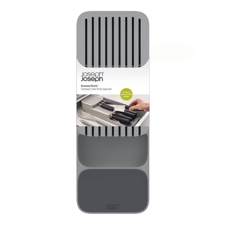 Joseph Joseph DrawerStore Compact Knife organizer- Gray