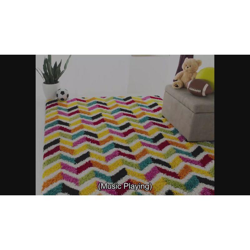 Shag Kids SGK565 Power Loomed Area Rug  - Safavieh