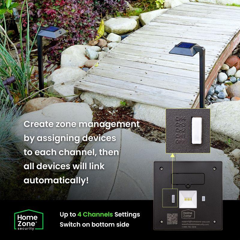 Home Zone Security Low Voltage Solar Powered Integrated LED Pathway Light