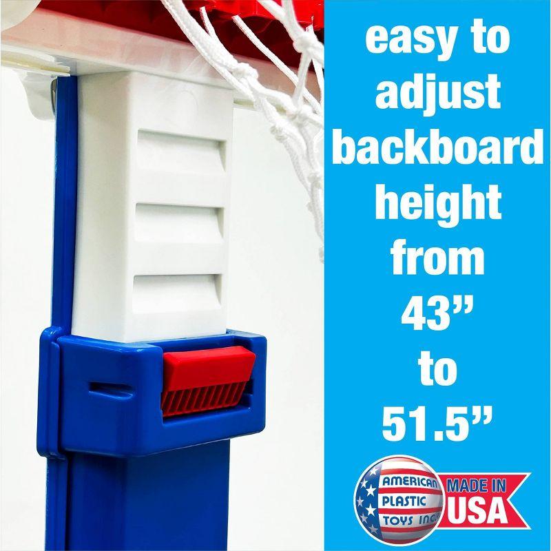 American Plastic Toys Jump N Slam Basketball Set