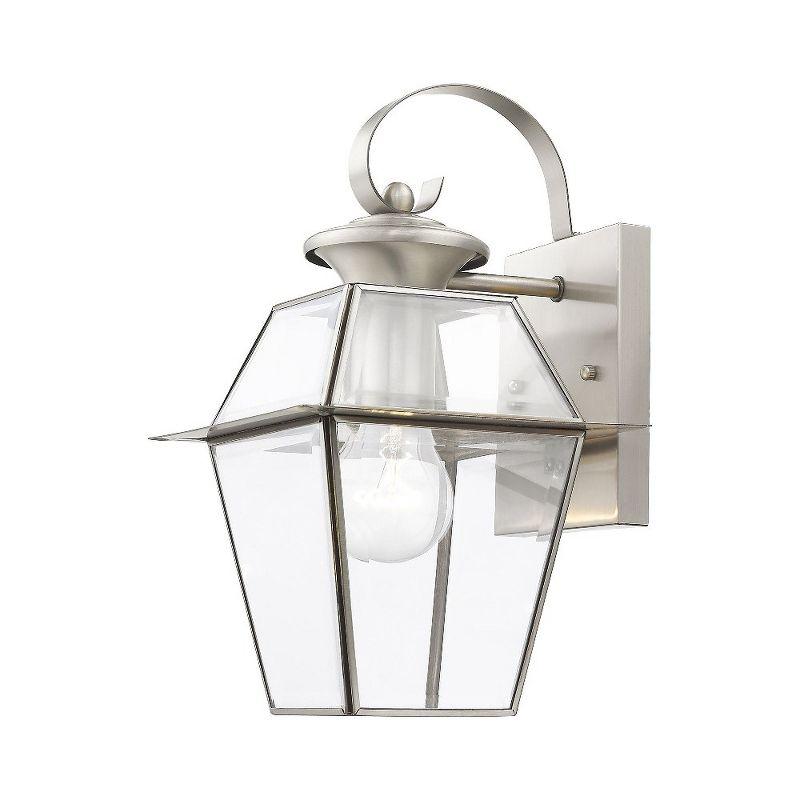 Livex Lighting Westover 1 - Light Wall Light in  Brushed Nickel