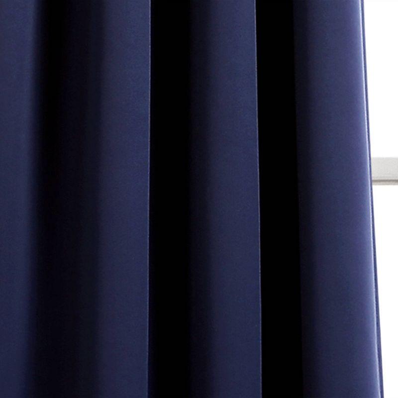 Insulated Polyester Blackout Curtain Pair