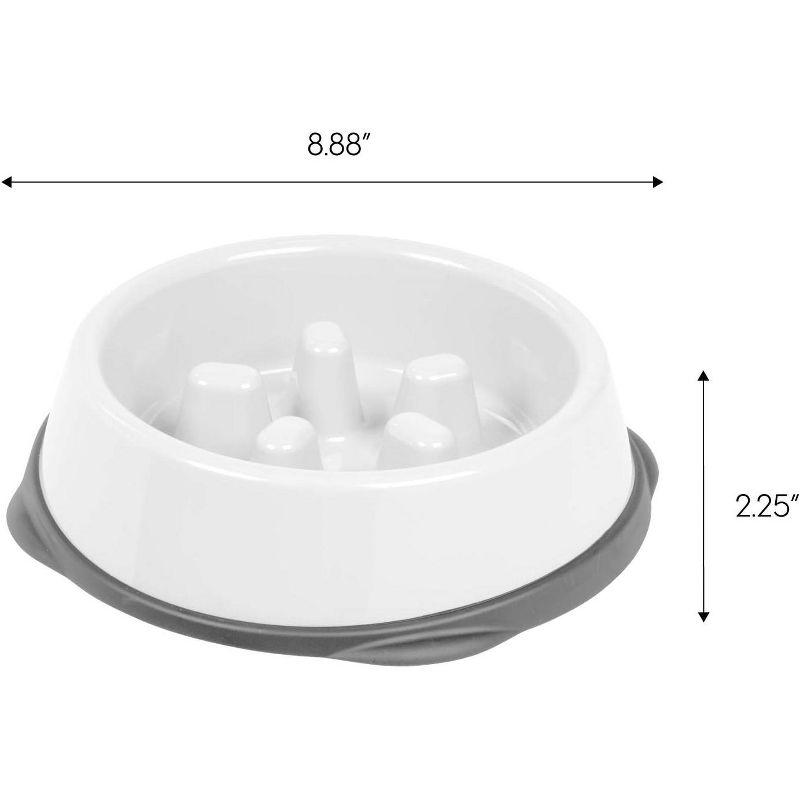 IRIS USA Slow Feeding Bowl for Pets