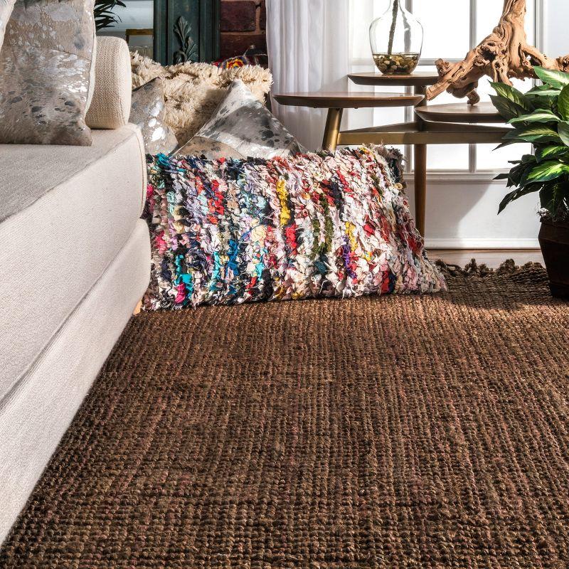 Nuloom Daniela Farmhouse Chunky Jute Indoor Area Rug