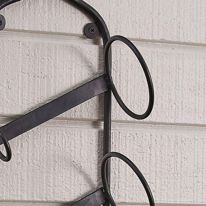 Park Designs Forged Iron Hanging Bottle Rack