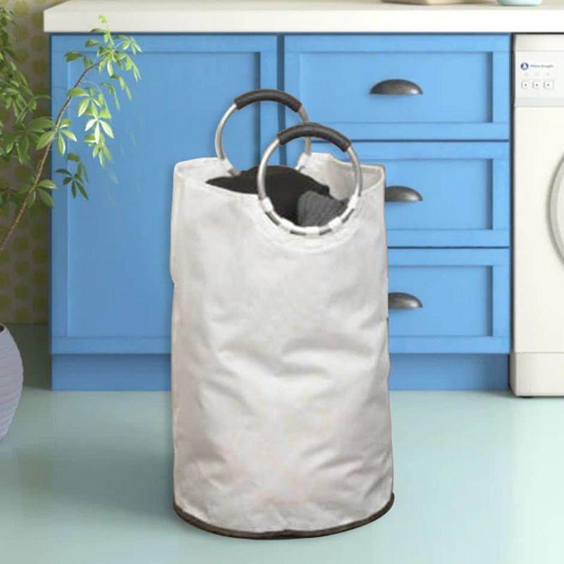 The Lakeside Collection Laundry Bag With Metal Handles