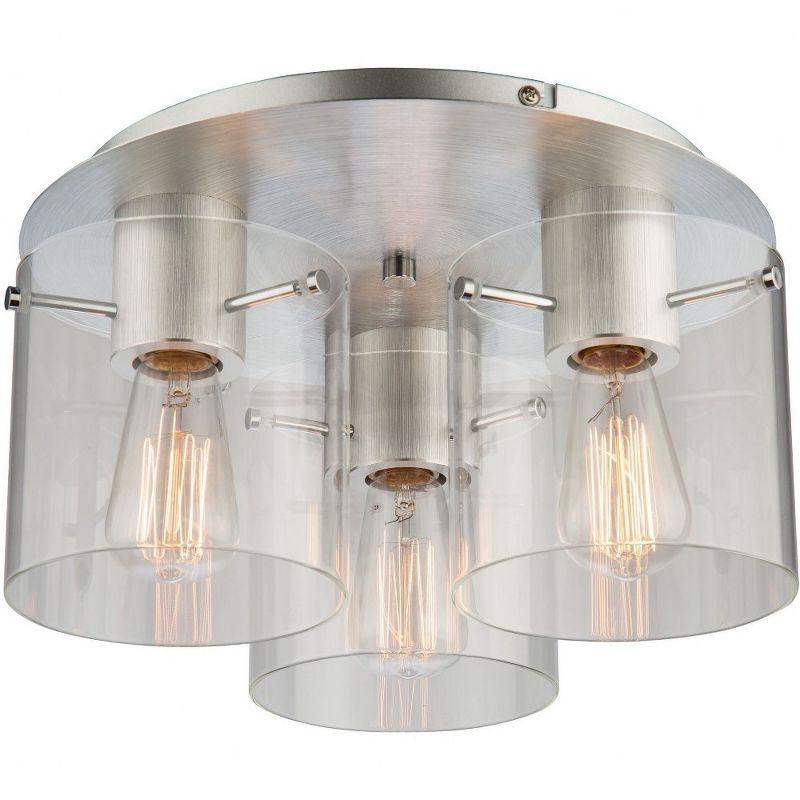 Artcraft Lighting Henley 3 - Light Flush Mount in  Satin Black