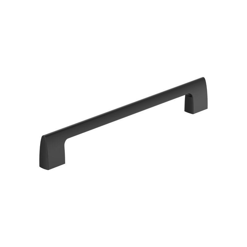 Matte Black 8-13/16" Cabinet or Drawer Pull with Mounting Hardware