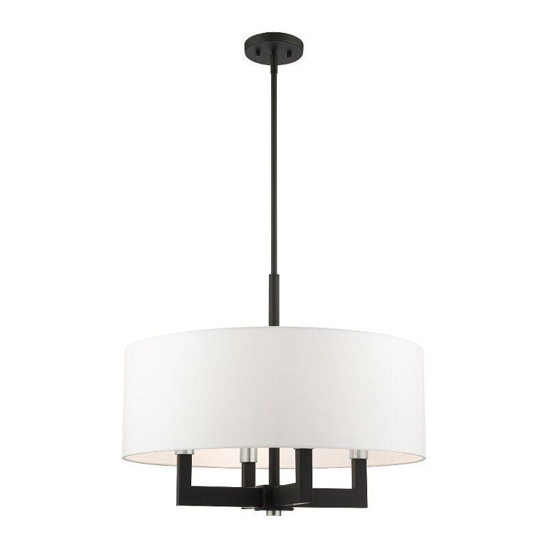 Livex Lighting Cresthaven 4 - Light Chandelier in  Black