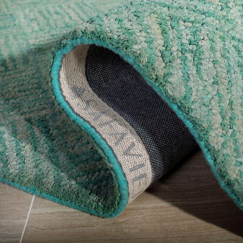Nantucket NAN316 Hand Tufted Indoor Area Rug - Green/Multi - 4'x6' - Safavieh.