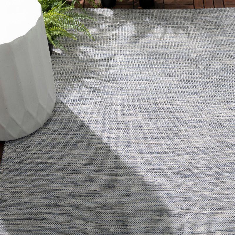 Serene Blue 5' x 8' Handwoven Stain-Resistant Indoor/Outdoor Rug