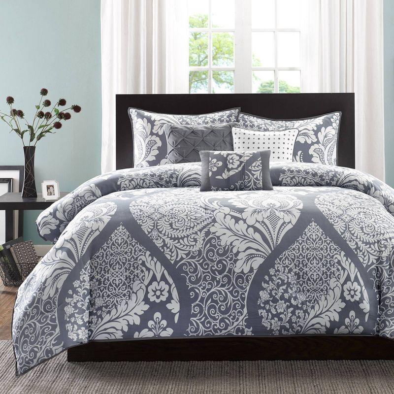 Vienna 7 Piece Cotton Printed Comforter Set