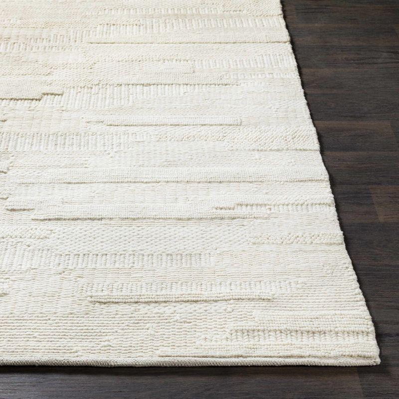 Hauteloom Cypress Cream Textured Wool Rug