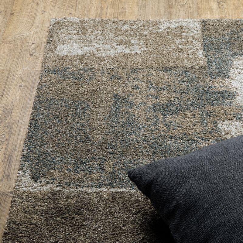 Oriental Weavers Alton 532B9 Teal/ Grey Indoor Area Rug - 5'3" x 7'6"