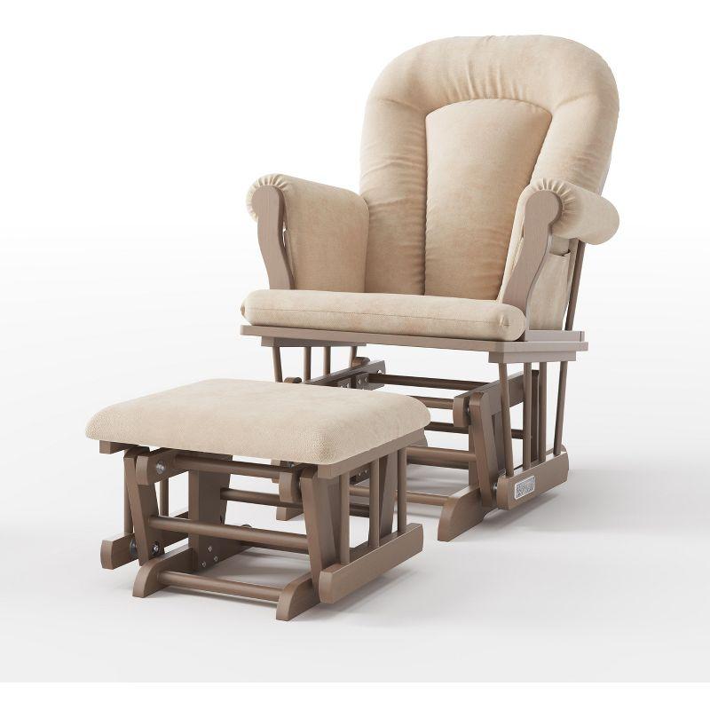 Child Craft Cozy Glider Rocker and Ottoman