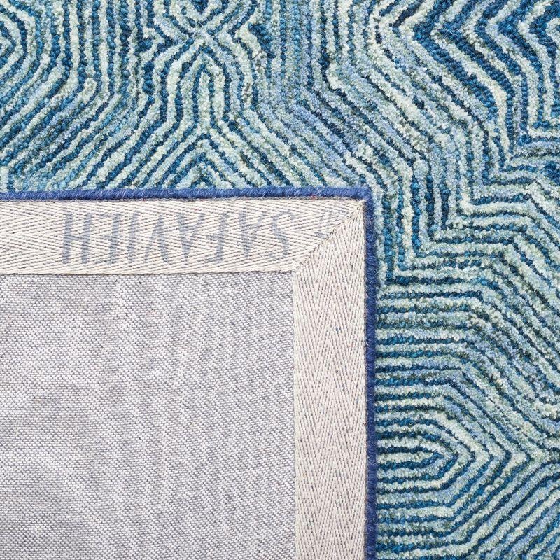 Micro-Loop MLP975 Hand Tufted Area Rug - Navy - 5'x8' - Safavieh.