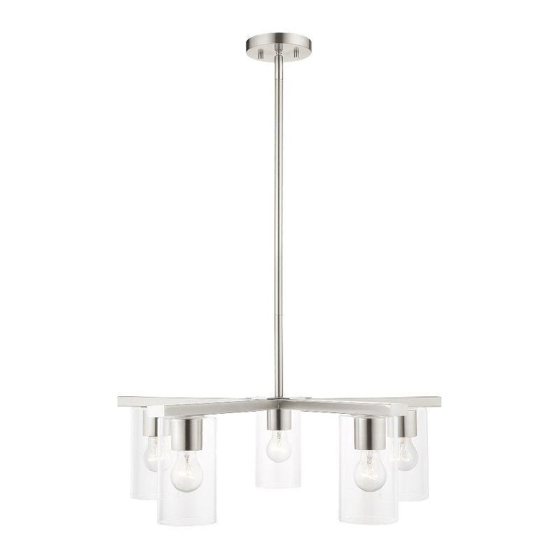 Livex Lighting Zurich 5 - Light Chandelier in  Brushed Nickel