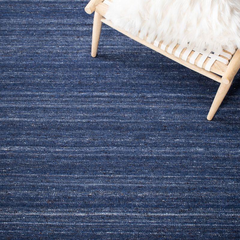 Kilim KLM551 Hand Loomed Area Rug - Navy/Blue - 8'x10' - Safavieh.