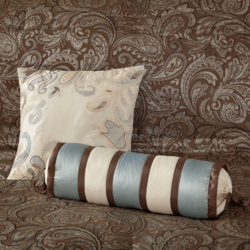 Madison Park Aubrey 12 Piece Comforter Set with Cotton Bed Sheets
