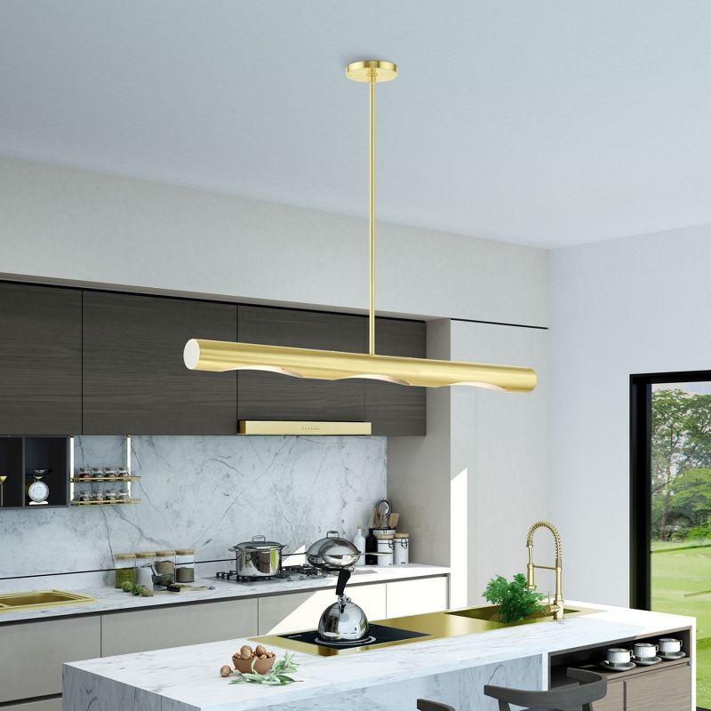 Livex Lighting Novato 3 - Light Chandelier in  Satin Brass