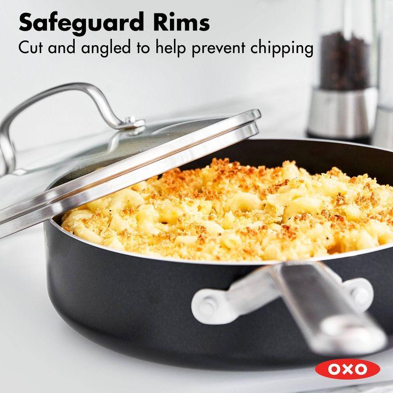 OXO Agility Non-Stick Aluminum Saute Pan with Lid