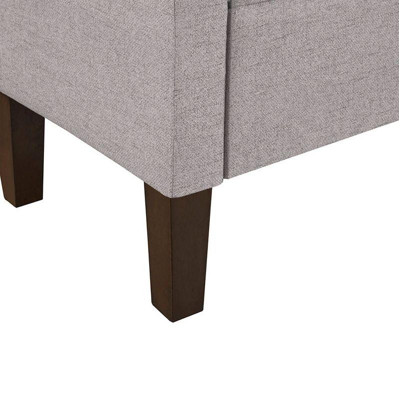 510 Design Blaire Flip-Top Upholstered Storage Bench