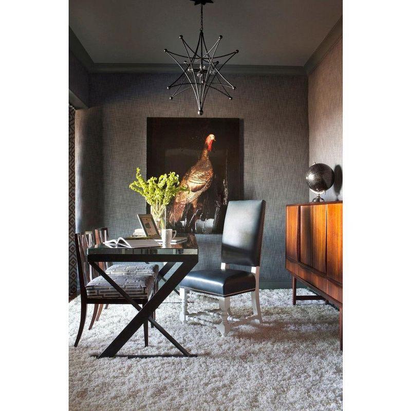 Crystorama Lighting Astro 4 - Light Chandelier in  Black