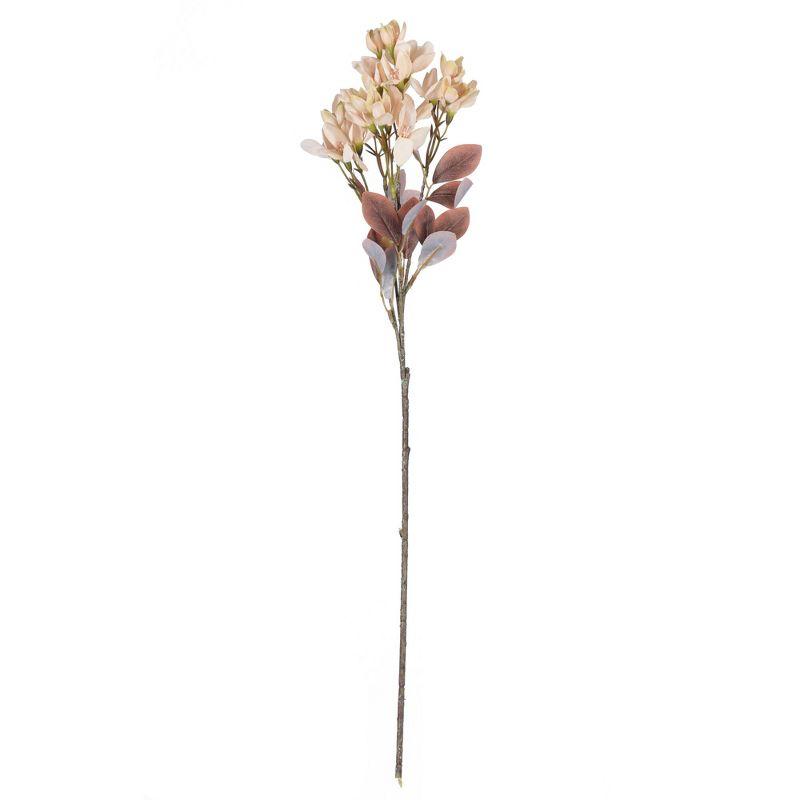 Vickerman 25.5" Cream Artificial Primrose Flower Spray, 3 per bag.