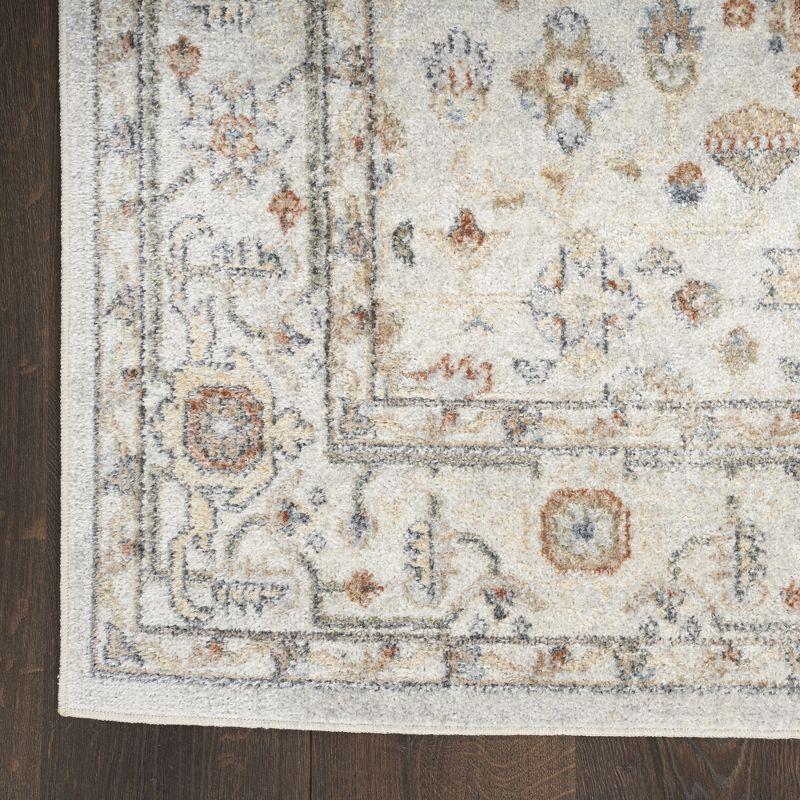 Nourison Astra Machine Washable Vintage Persian Indoor Rug Grey/Multi 4' x 6'