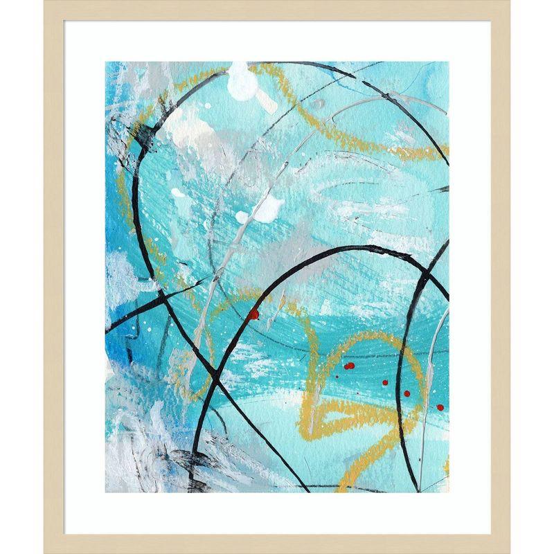 Amanti Art Whirlwind I by Laura Gibson Wood Framed Wall Art Print