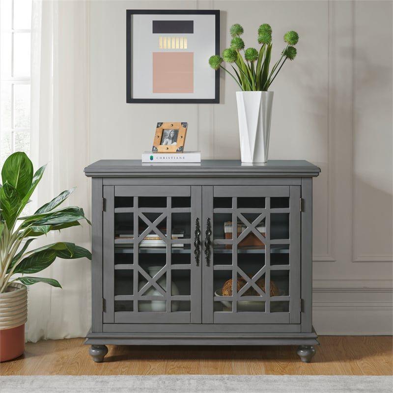 Martin Svensson Home Elegant Small Spaces TV Stand Gray